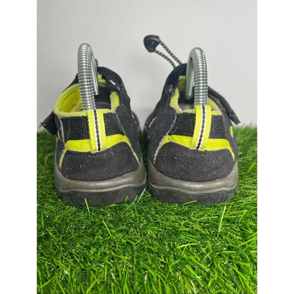 Keen Newport H2 Waterproof Sandals Kids Size 5 US Black Green Outdoor